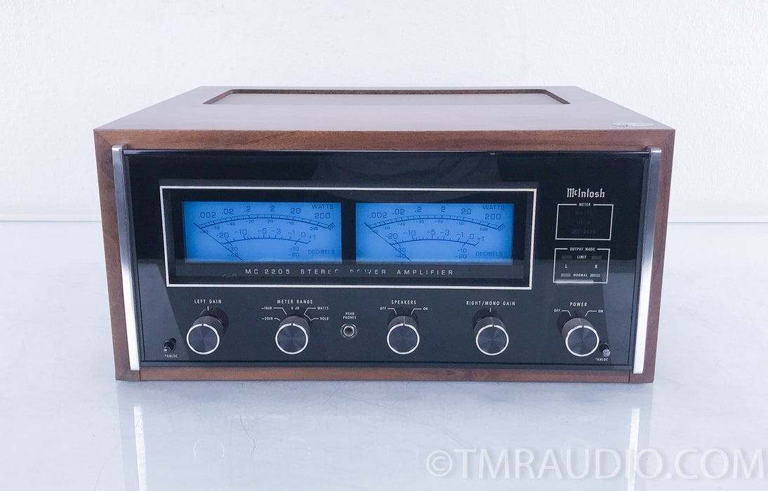McIntosh MC2205 Vintage Stereo Power Amplifier