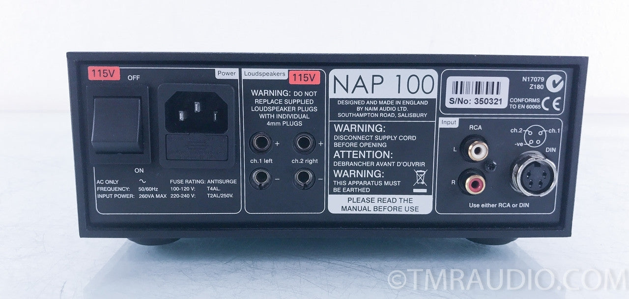 Naim NAP 100 Stereo Power Amplifier