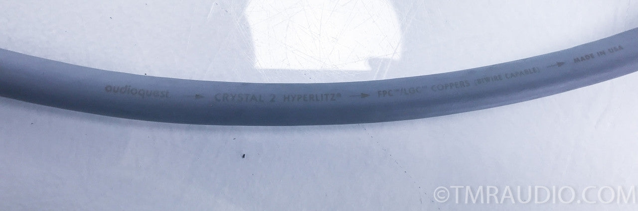 AudioQuest Crystal 2 Hyperlitz Bi-Wire Speaker Cables