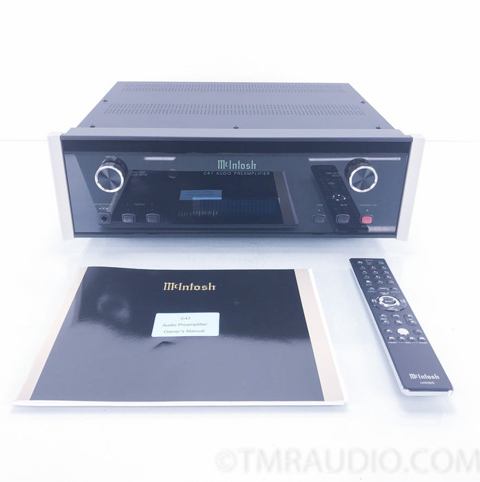 McIntosh C47 Stereo Audio Preamplifier USB DAC / MM MC Phonostage