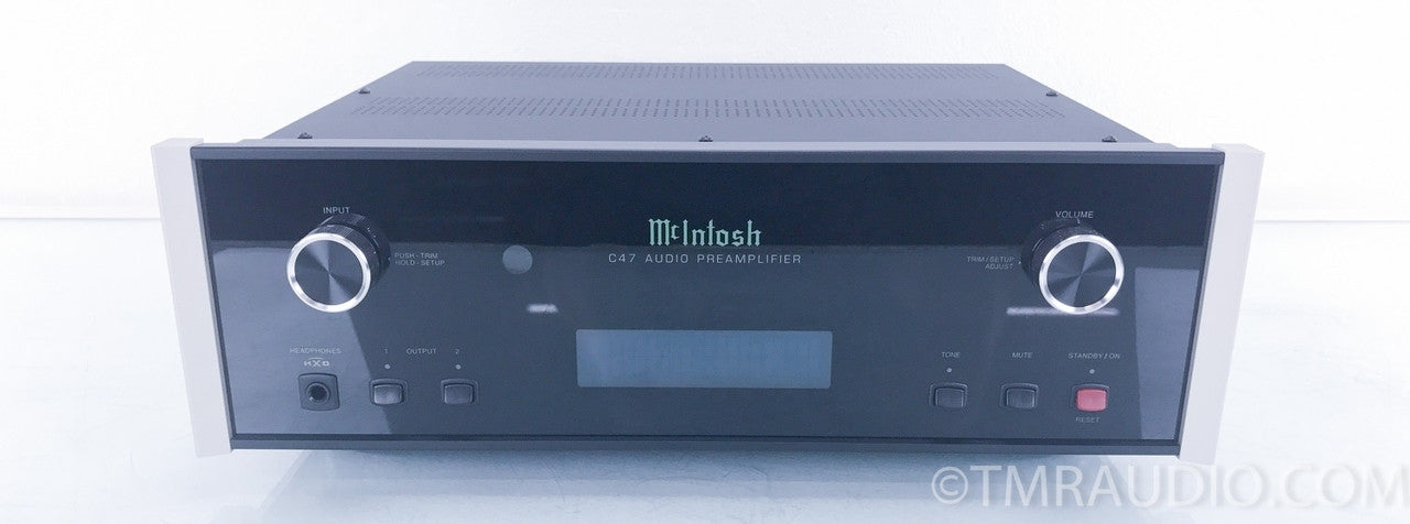 McIntosh C47 Stereo Audio Preamplifier USB DAC / MM MC Phonostage