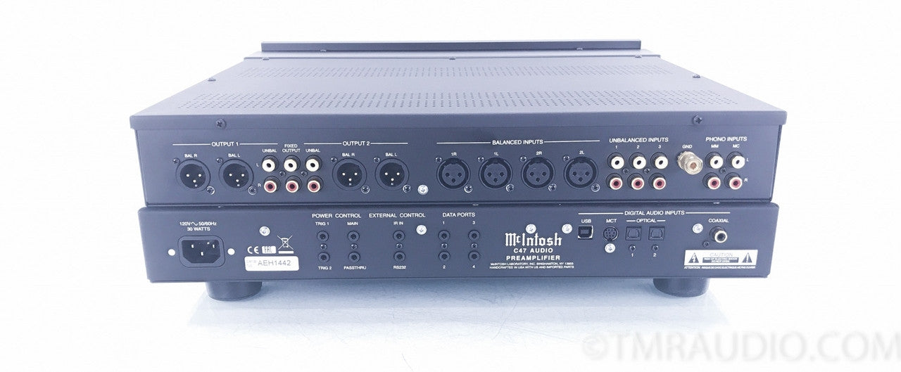 McIntosh C47 Stereo Audio Preamplifier USB DAC / MM MC Phonostage