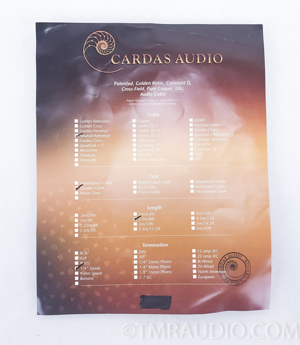 Cardas Neutral Reference Speaker Cable