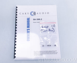 Cary Audio SA-200.2 Stereo Power Amplifier