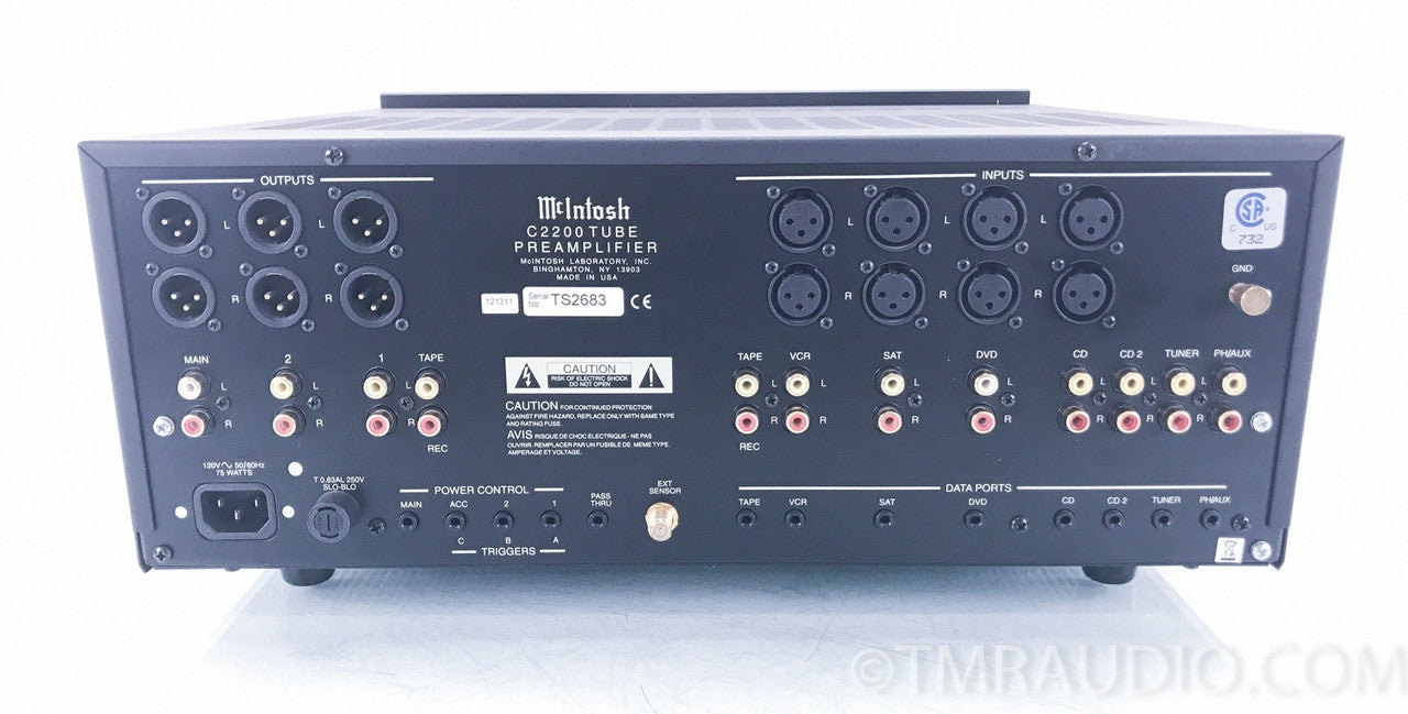McIntosh C2200 Stereo Tube Preamplifier