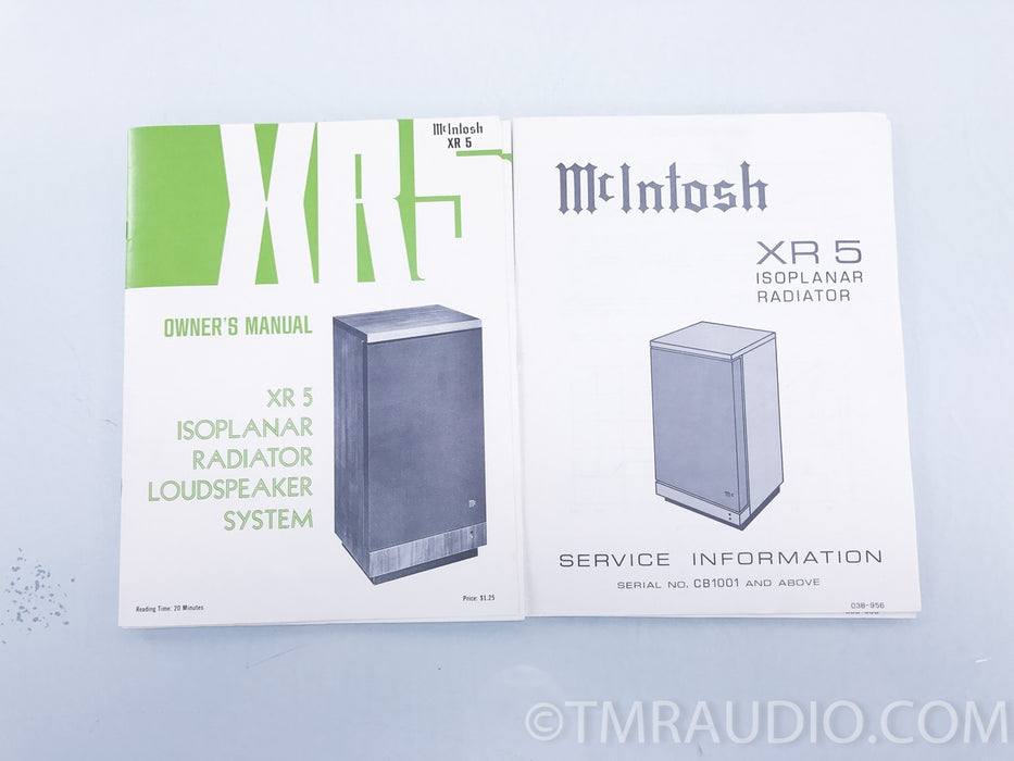 McIntosh XR-5 Vintage Floorstanding Speakers