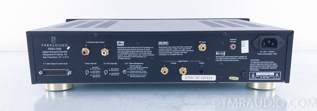 Parasound P/D-1550 DAC