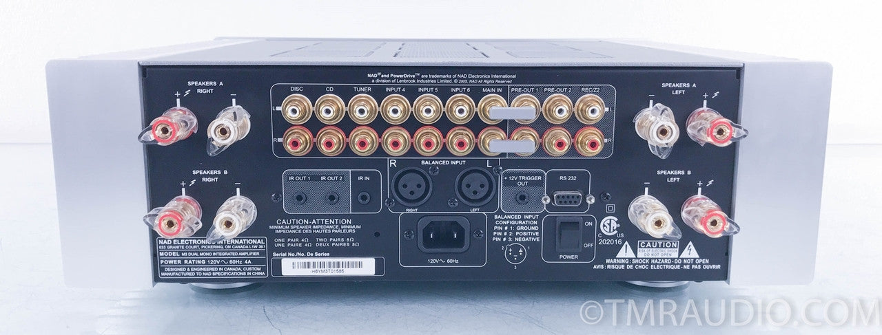 NAD M3 Dual Mono Integrated Amplifier