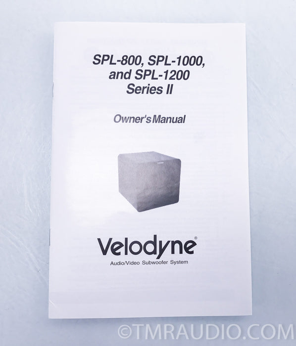 Velodyne SPL1000II Powered Subwoofer
