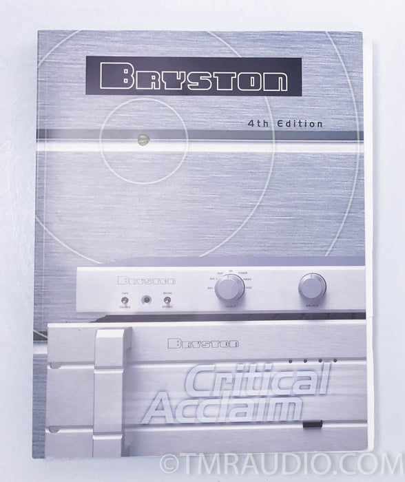 Bryston 4B-ST Stereo / Mono Power Amplifier