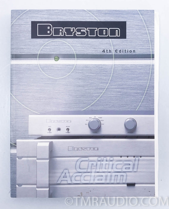 Bryston 4B-ST Stereo / Mono Power Amplifier