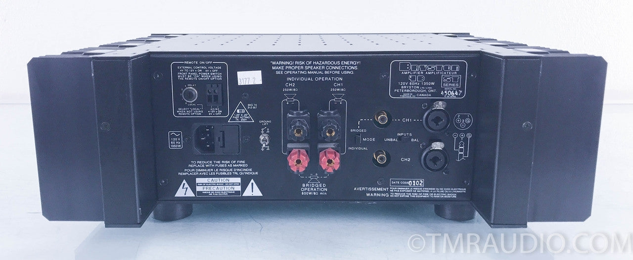 Bryston 4B-ST Stereo / Mono Power Amplifier