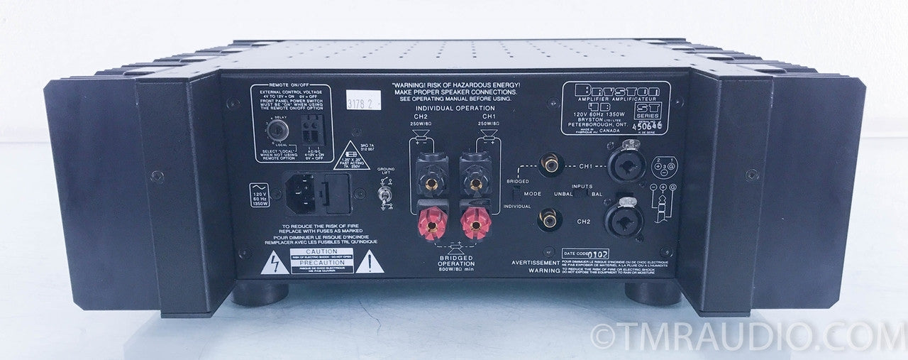 Bryston 4B-ST Stereo / Mono Power Amplifier