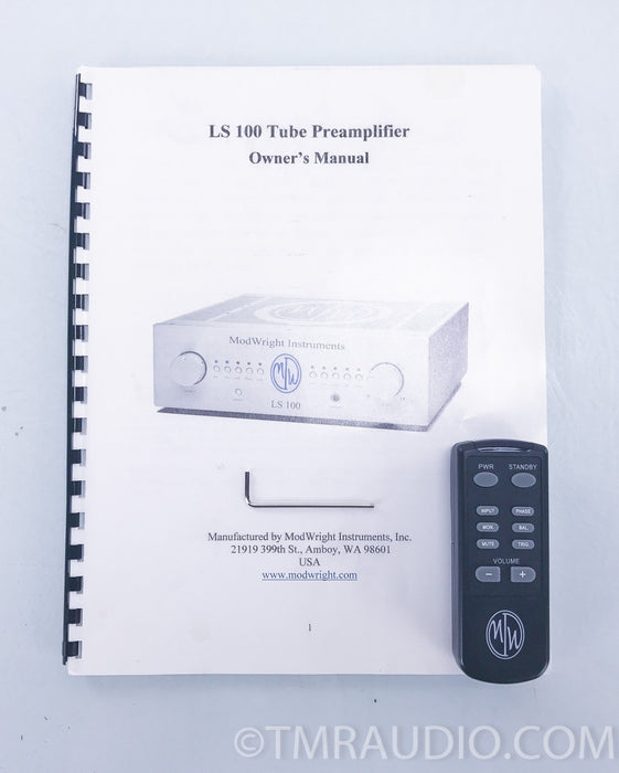 Modwright LS 100 Tube Stereo Preamplifier