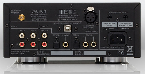 Musical Fidelity M1 SDAC Preamplifier D/A Converter Black (New)