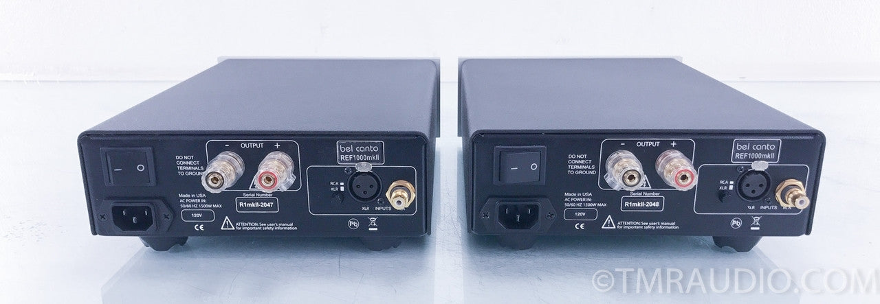 Bel Canto e.One REF1000 mkII Mono Power Amplifiers