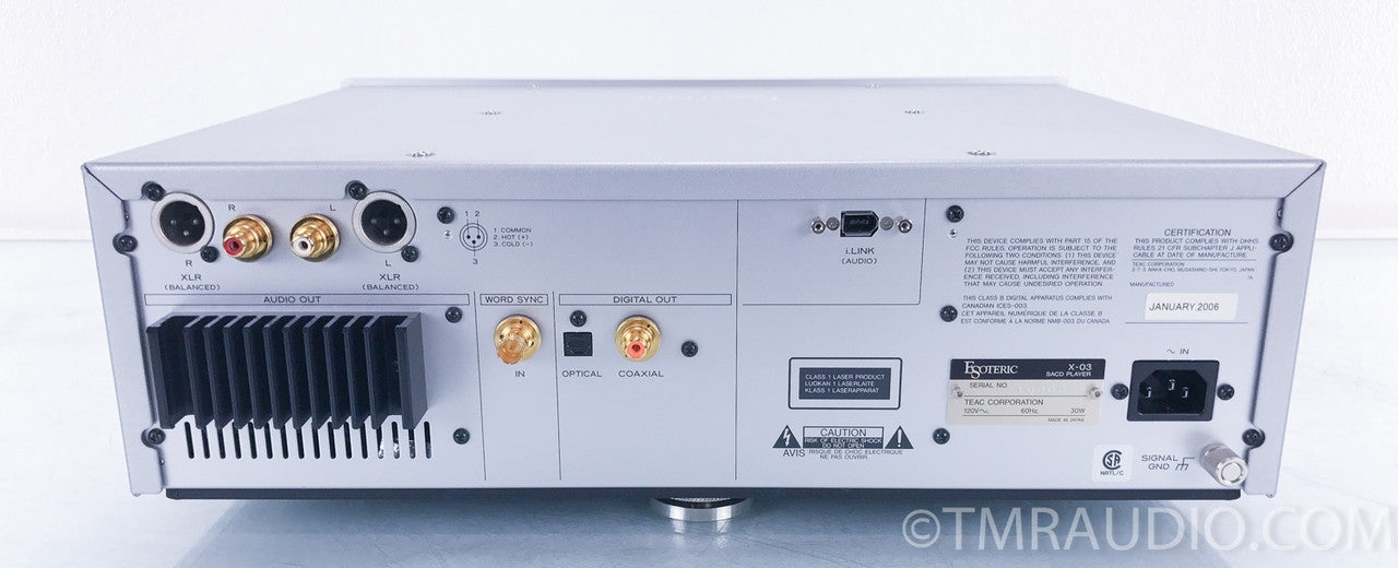 Esoteric X-03 SACD / CD Player