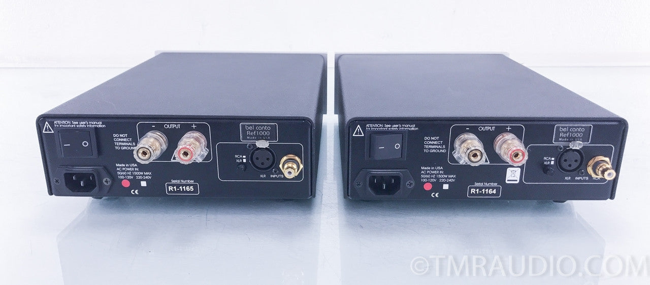 Bel Canto e.One REF1000 mk1 Mono Power Amplifiers