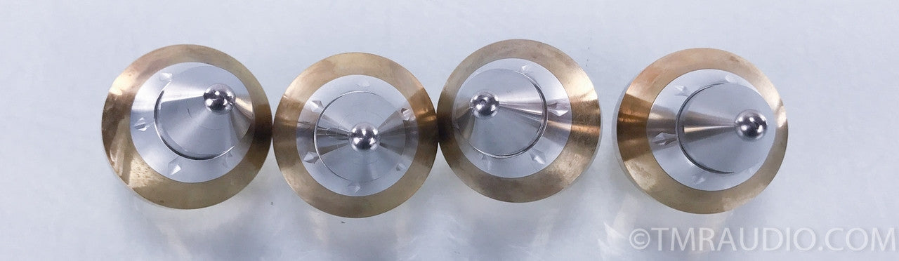 TTWeights SoundPoint Brass 3-Piece Cone Isolation Footers / Spikes
