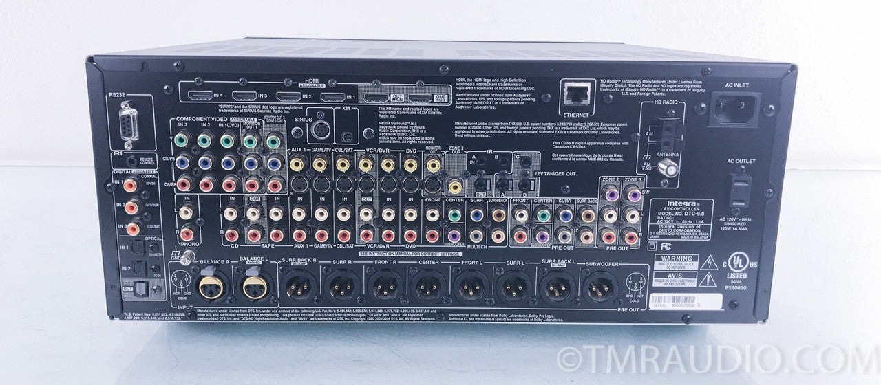 Integra DTC-9.8 7.1 Channel Preamplifier / Surround Sound Processor