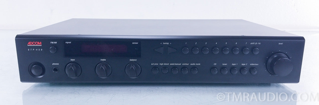 Adcom GTP-450 Stereo Preamplifier / Tuner (NO REMOTE)