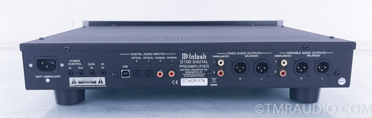 McIntosh D100 Digital Stereo Preamplifier / DAC