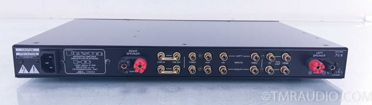 Product: Bryston B-60 Stereo Integrated Amplifier
