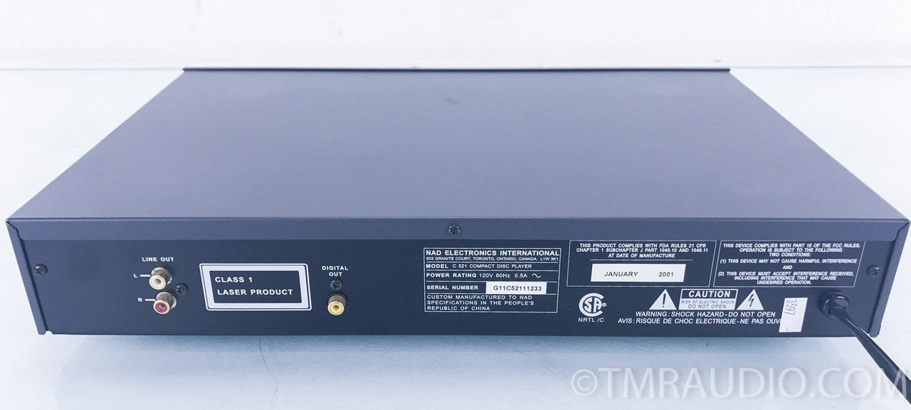 NAD C 521 CD Player (AS-IS