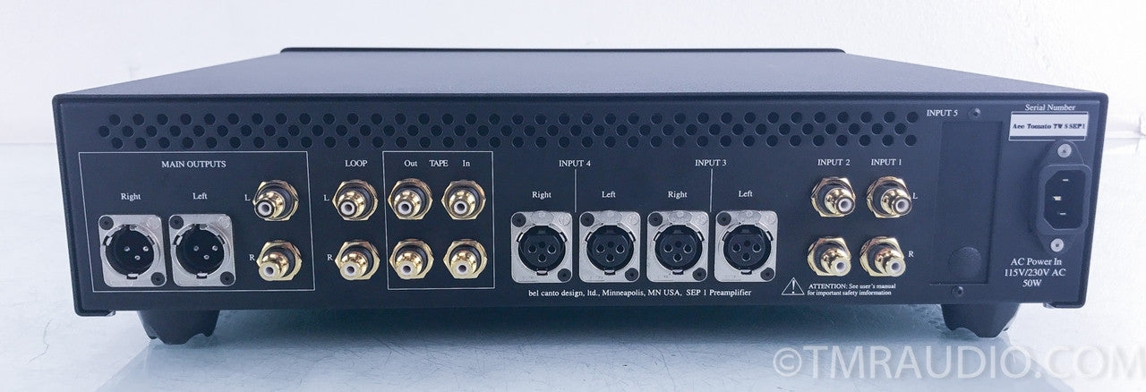 Bel Canto SEP1 SET Tube Preamplifier