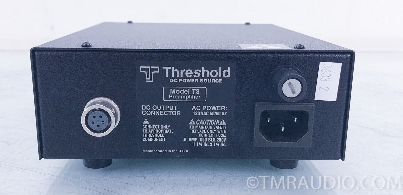 Threshold T3 Stereo Preamplifier (NO REMOTE CONTROL) - HOLD until inventory