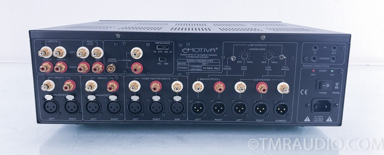 Emotiva XSP-1 Stereo Preamplifier