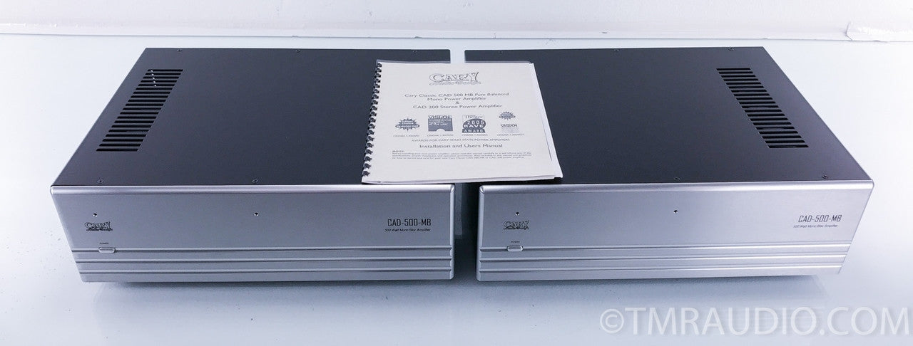Cary Audio CAD 500 MB Mono Power Amplifiers