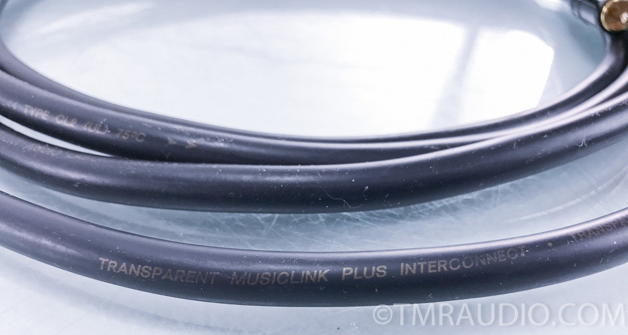Transparent Audio MusicLink Plus Cables, 2m interconnects, 1 Pair