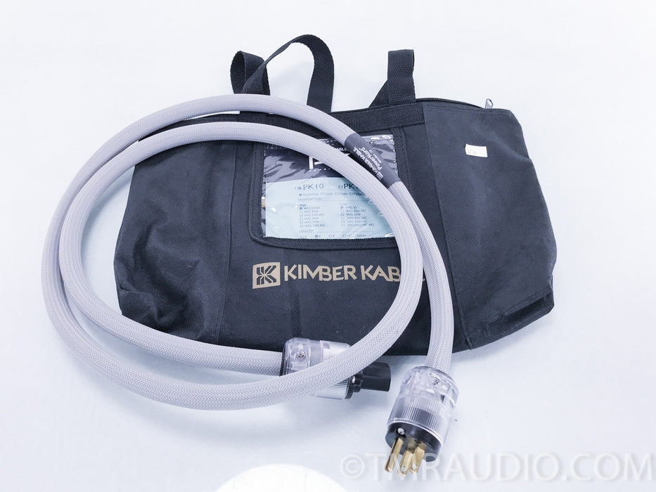 Kimber Kable PK10 Economy Series Power cables, 6' interconnect, Clear/Smoke