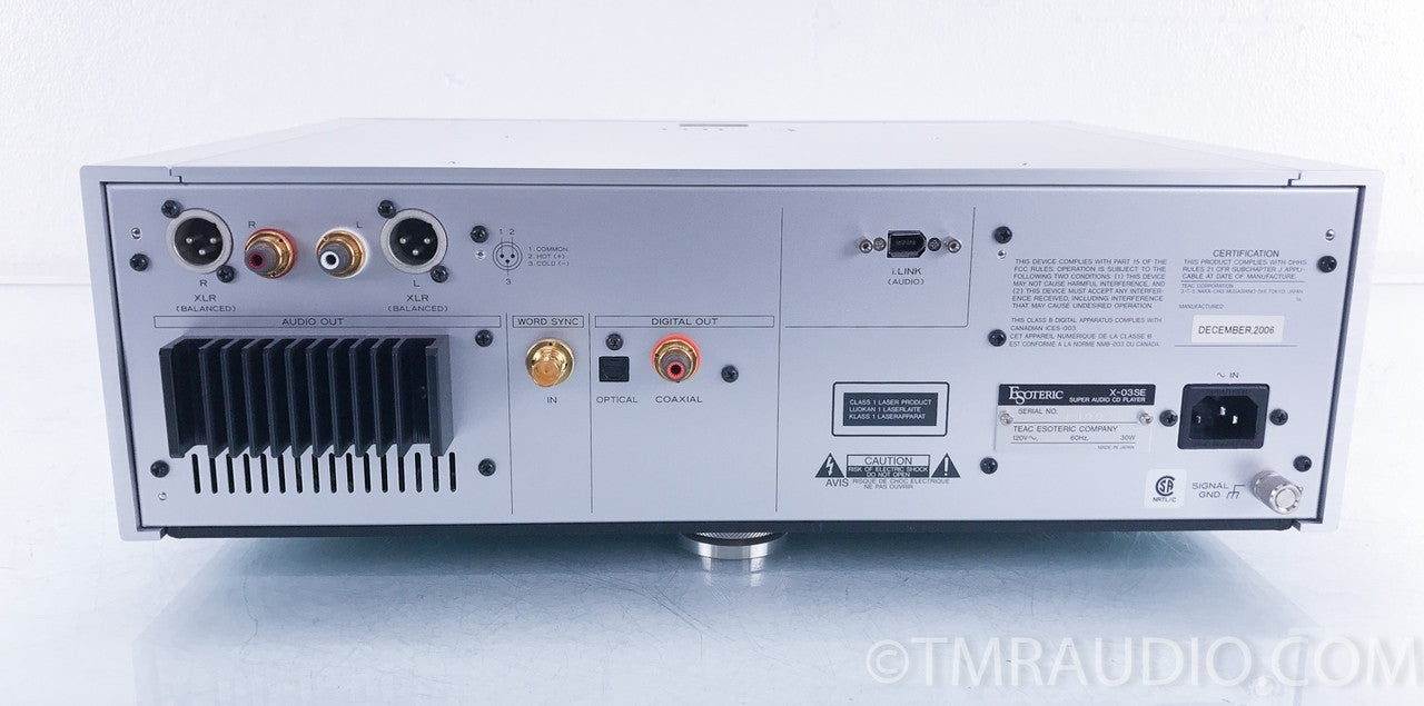 Esoteric X-03se SACD / CD Player