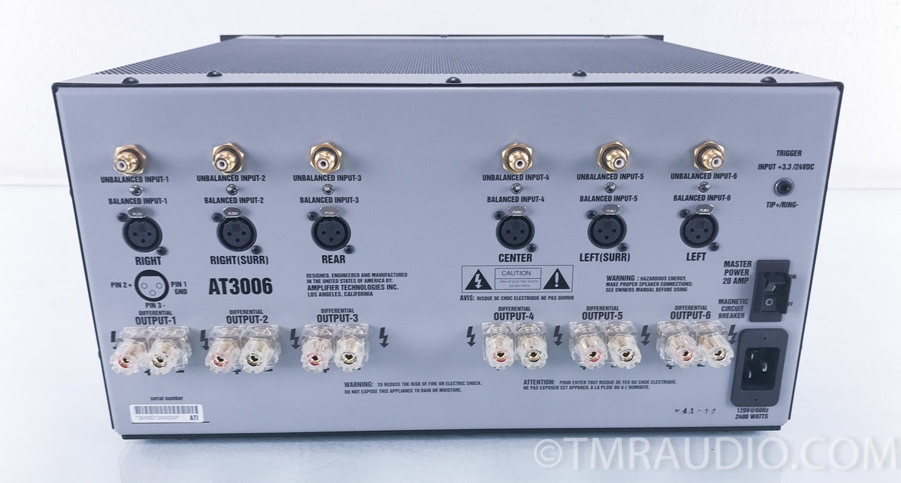ATI AT3000 6 Channel Power Amplifier
