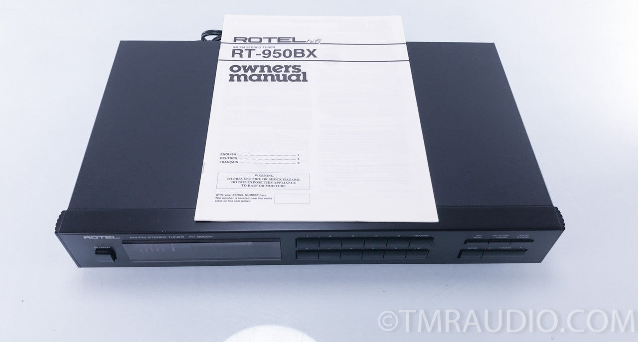 Rotel RT-950BX AM / FM Tuner