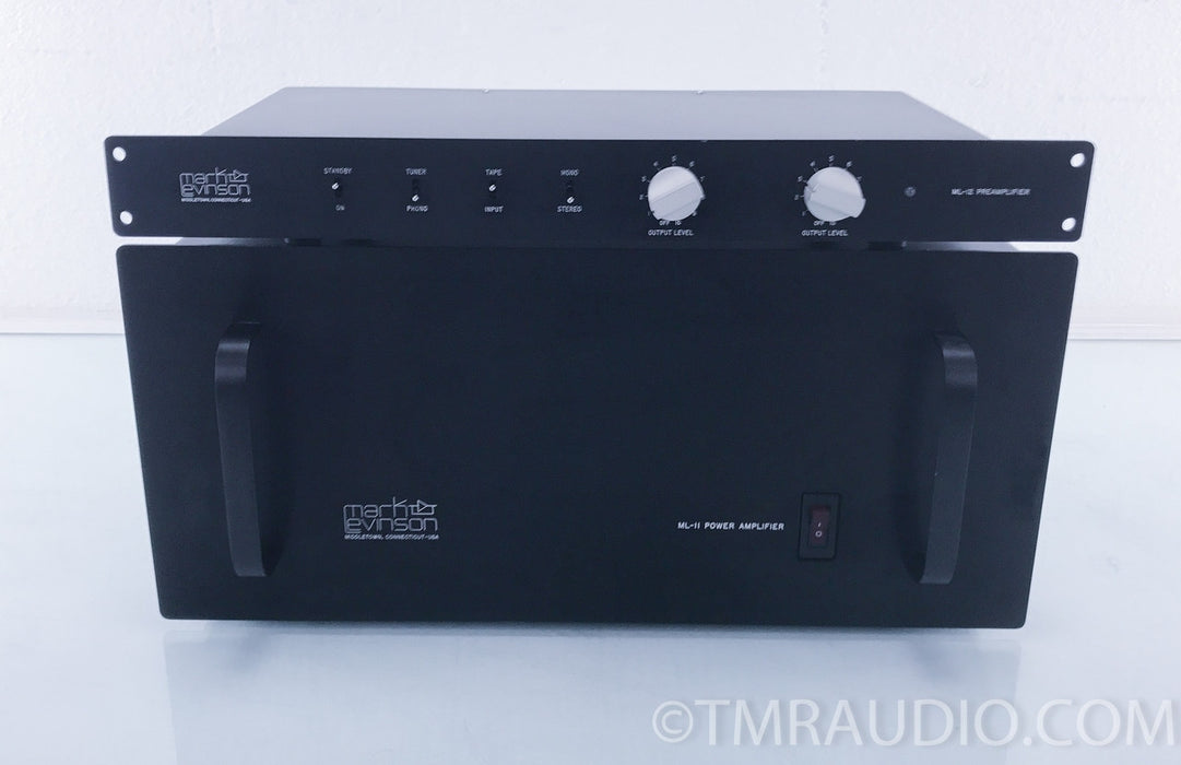 Mark Levinson ML-11 Amplifier & ML-12 Preamplifier w/Phono