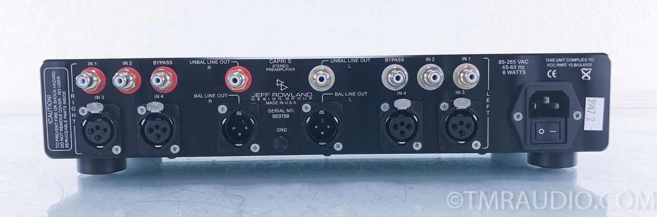 Jeff Rowland Capri S Stereo Preamplifier
