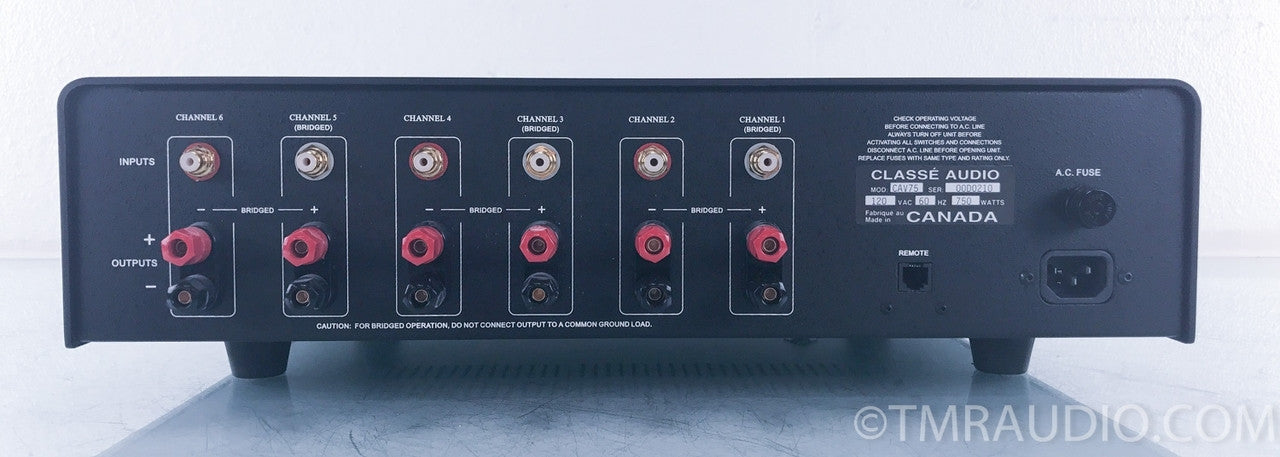 Classe CAV-75 6 Channel Power Amplifier