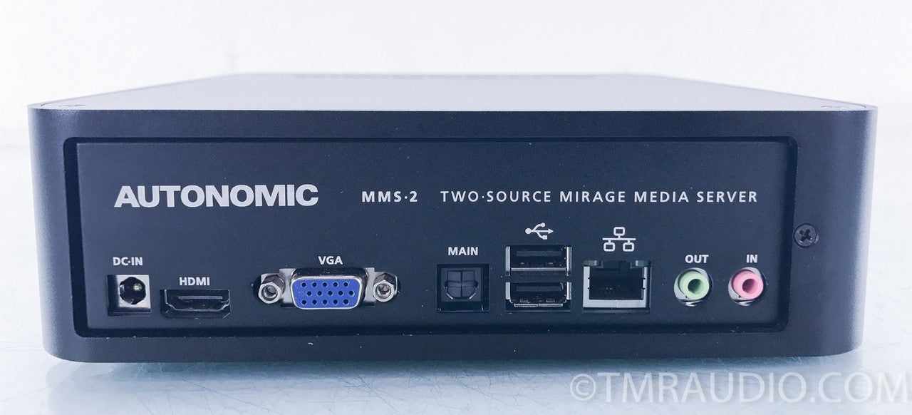 Autonomic MMS-2 Two-Source Mirage Media Server