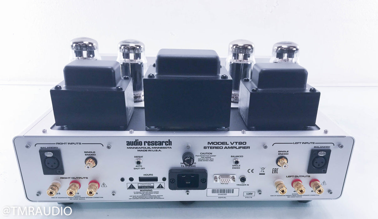 Audio Research VT80 Stereo Tube Power Amplifier
