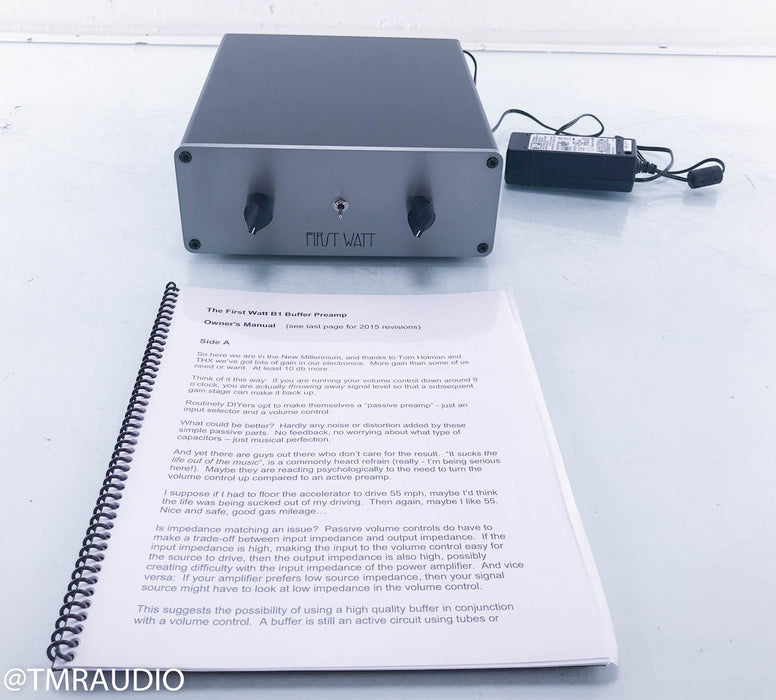 First Watt B1 Buffer Preamplifier