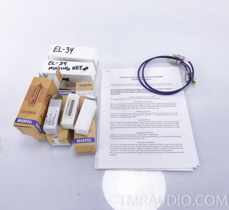 Quicksilver Audio GLA Stereo Tube Amplifier
