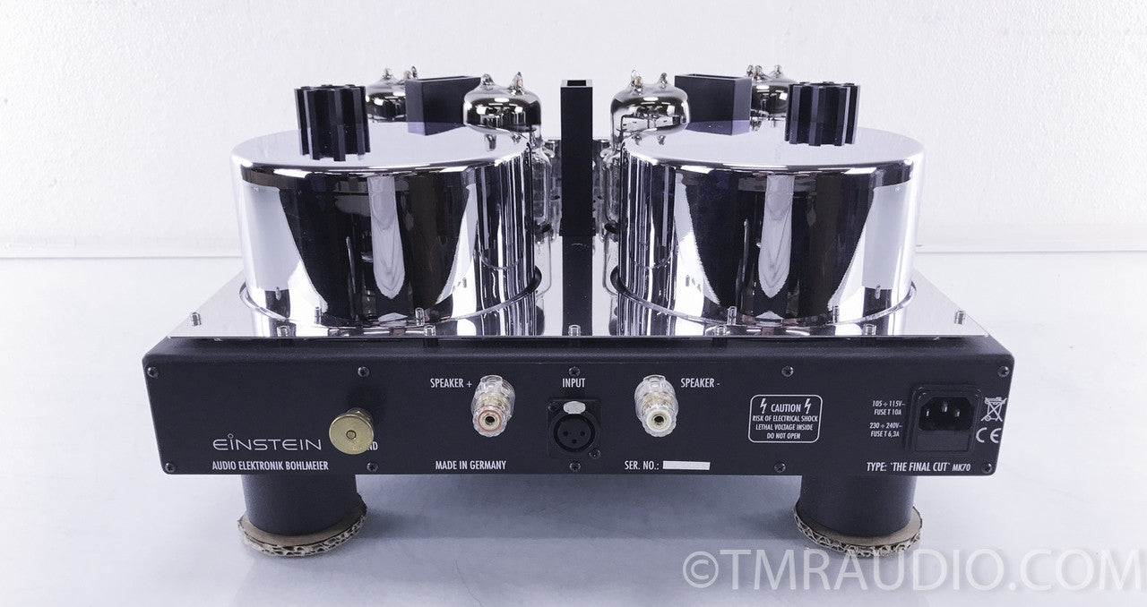 Einstein Audio The Final Cut Mk70 Mono Tube Power Amplifiers