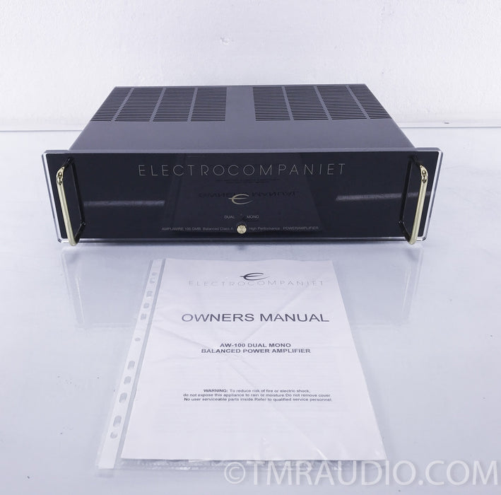 Electrocompaniet AW 100 DMB Dual Mono Balanced Power Amplifier