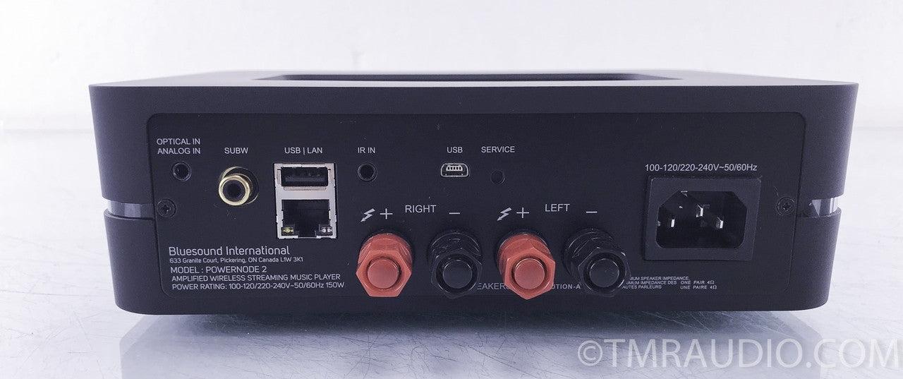 BlueSound Power Node 2 Amplified Wireless Streaming Music Player