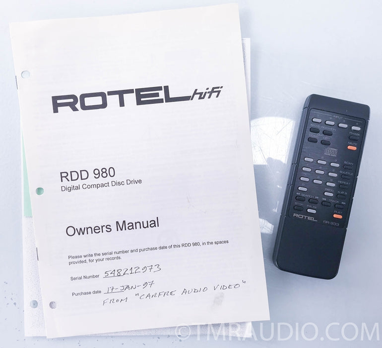 Rotel RDD-980 CD Transport