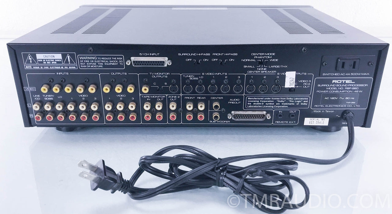 Rotel RSP-980 Surround Sound Processor