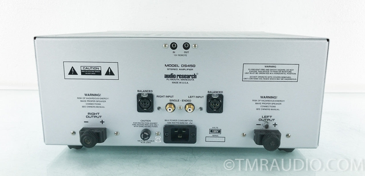 Audio Research DS450 Stereo Power Amplifier